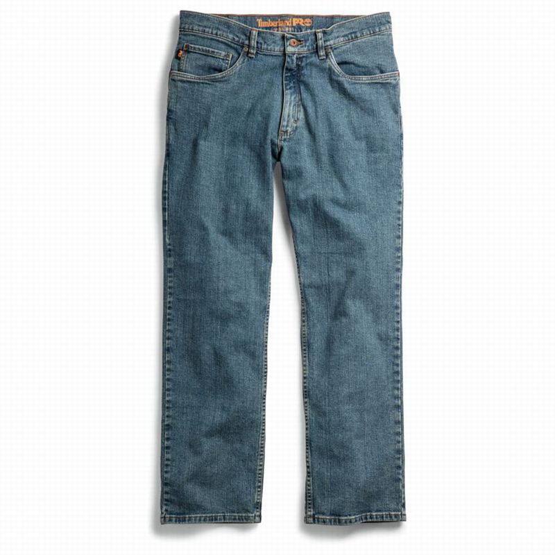 Timberland PRO Grit-N-Grind Flex Denim Work Traperice Svijetlo Plave | 34080220