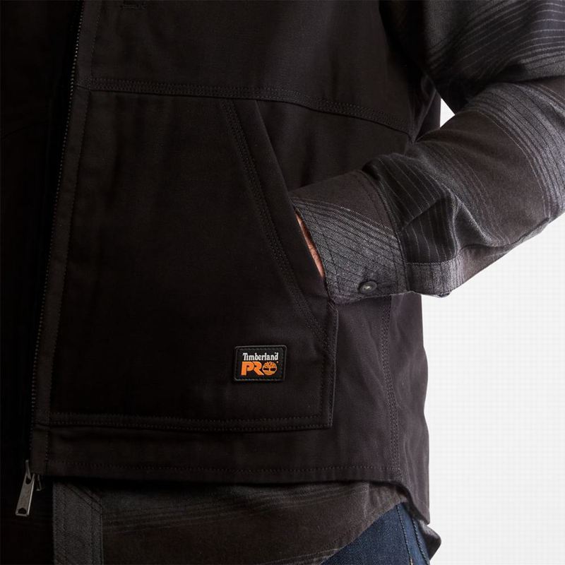 Timberland PRO Gritman Lined Canvas Prsluk Crne | 97933694