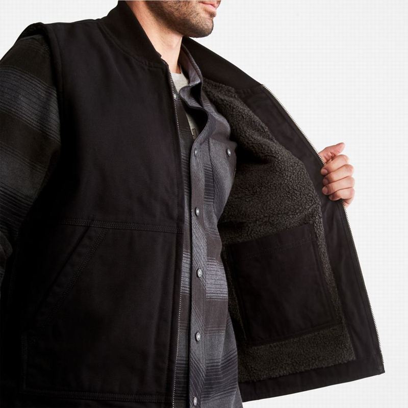 Timberland PRO Gritman Lined Canvas Prsluk Crne | 97933694