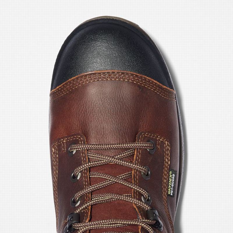 Timberland PRO Helix HD Met Guard Composite Toe Radne Čizme Smeđe | 88475869