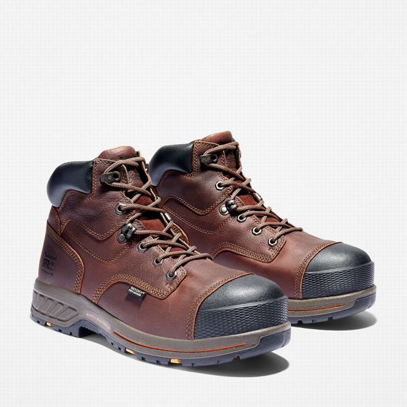 Timberland PRO Helix HD Met Guard Composite Toe Radne Čizme Smeđe | 88475869