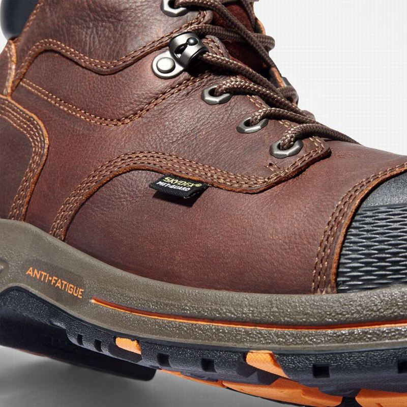 Timberland PRO Helix HD Met Guard Composite Toe Radne Čizme Smeđe | 88475869