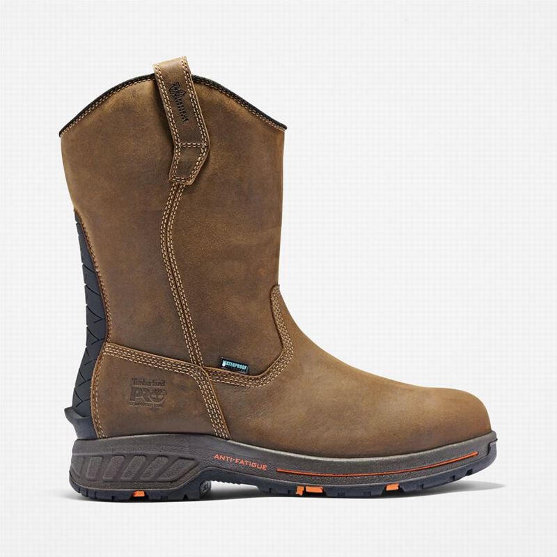 Timberland PRO Helix HD Pull On Composite Toe Waterproof Radne Čizme Smeđe | 11366482