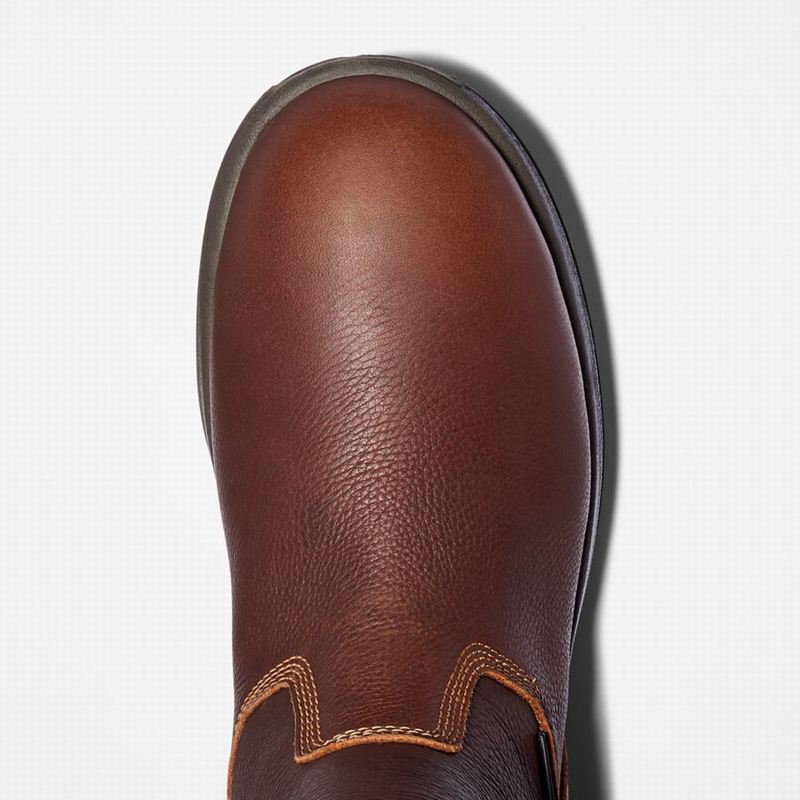 Timberland PRO Helix HD Pull On Waterproof Radne Čizme Bordo | 30813598