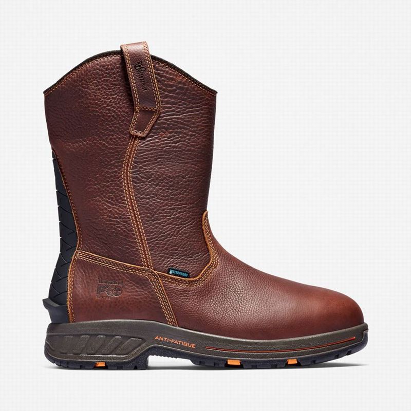 Timberland PRO Helix HD Pull On Waterproof Radne Čizme Bordo | 30813598