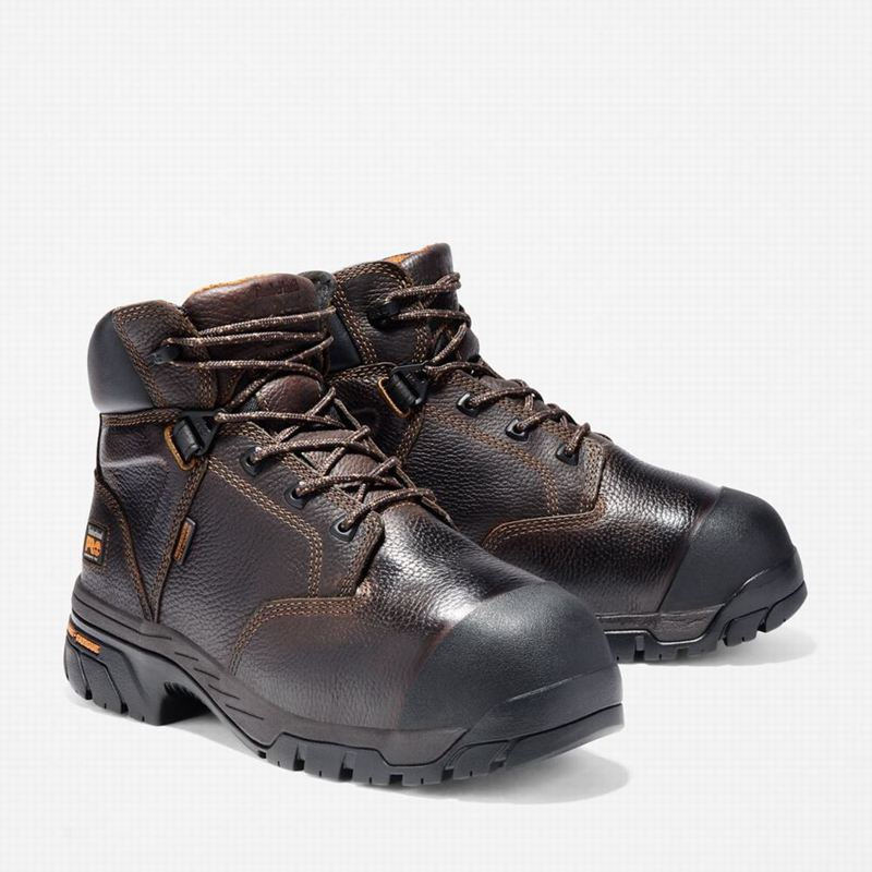 Timberland PRO Helix Met Guard Composite Toe Radne Čizme Smeđe | 49874850