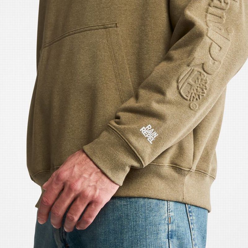 Timberland PRO Hood Honcho Sport Embossed Logo Pullover Majica S Kapuljačom Maslinasto Zelene | 2599479