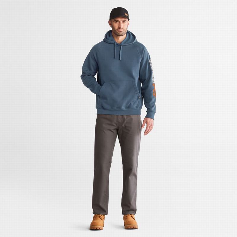 Timberland PRO Hood Honcho Sport Majica S Kapuljačom Indigo | 62571818