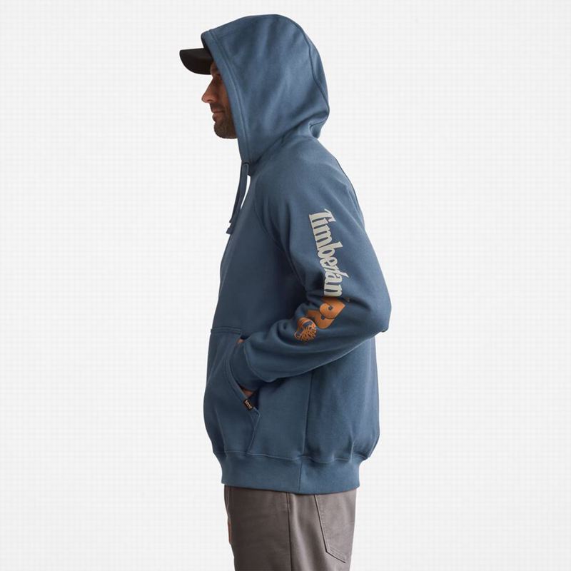 Timberland PRO Hood Honcho Sport Majica S Kapuljačom Indigo | 62571818