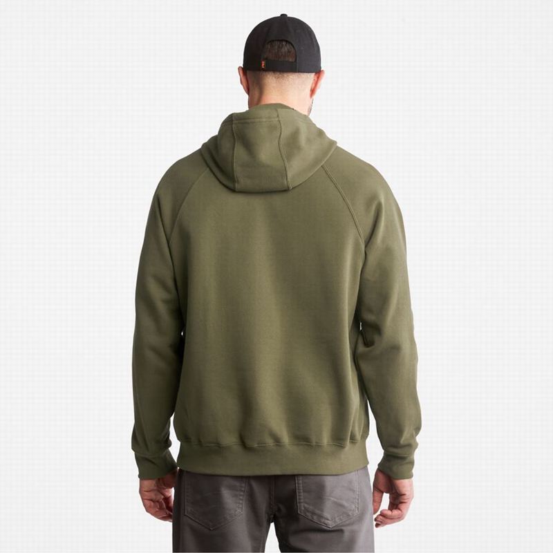 Timberland PRO Hood Honcho Sport Pullover Majica S Kapuljačom Maslinasto Zelene | 95726644