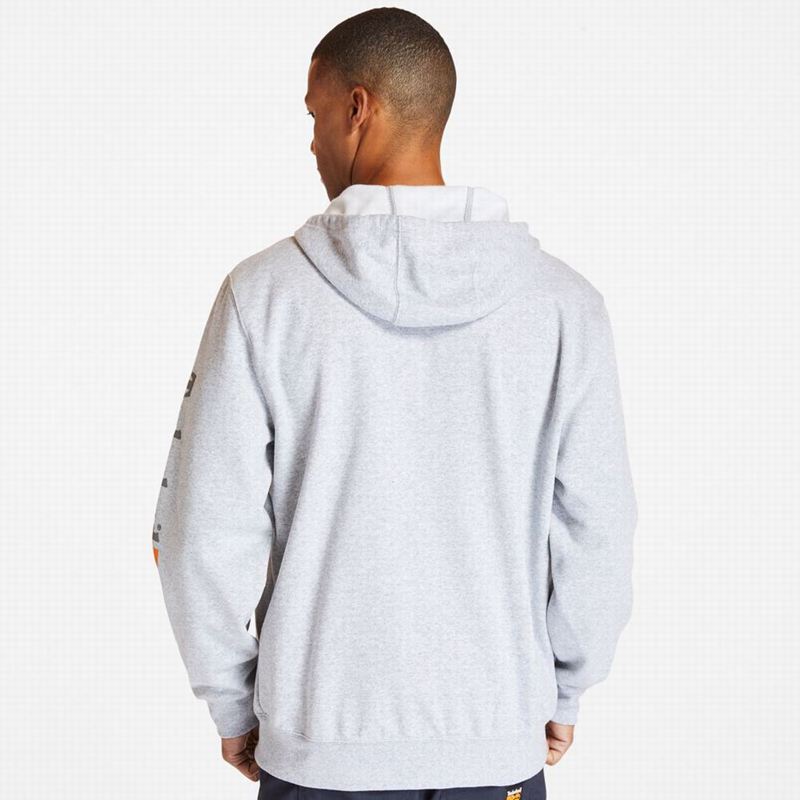 Timberland PRO Hood Honcho Sport Zip-Front Majica S Kapuljačom Sive | 19481837