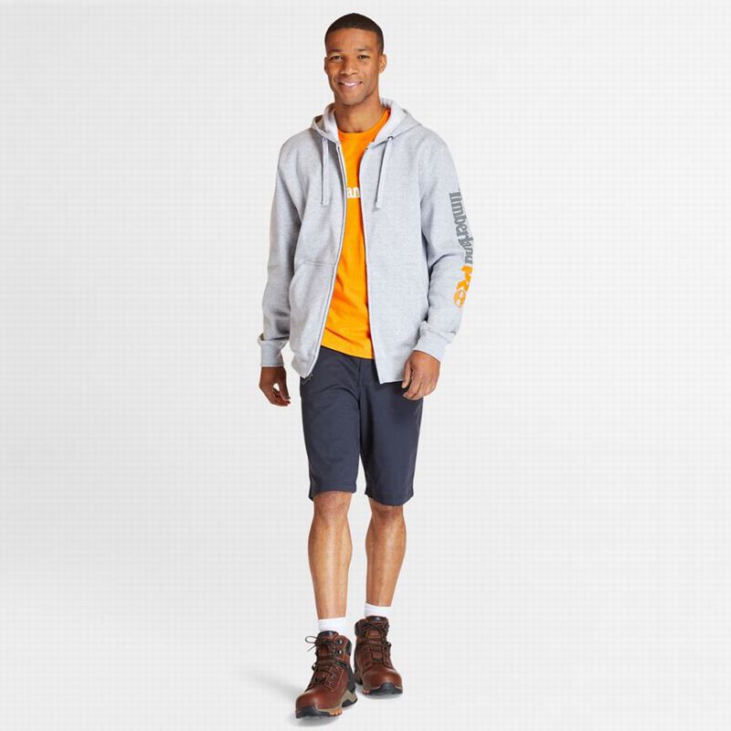 Timberland PRO Hood Honcho Sport Zip-Front Majica S Kapuljačom Sive | 19481837