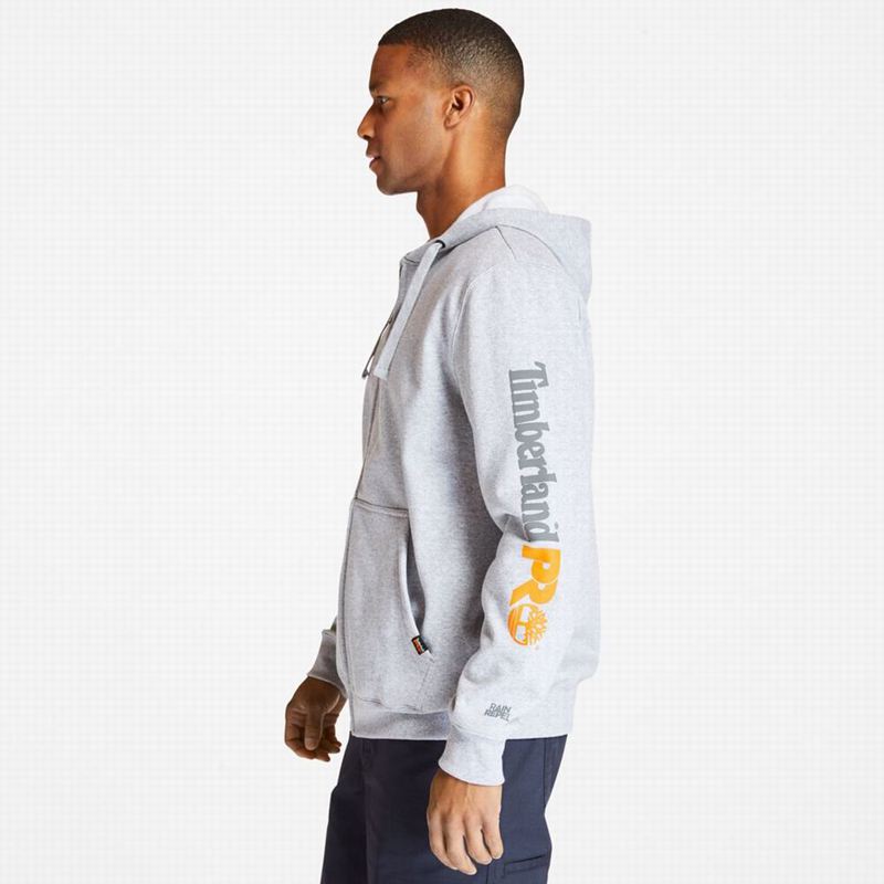 Timberland PRO Hood Honcho Sport Zip-Front Majica S Kapuljačom Sive | 19481837