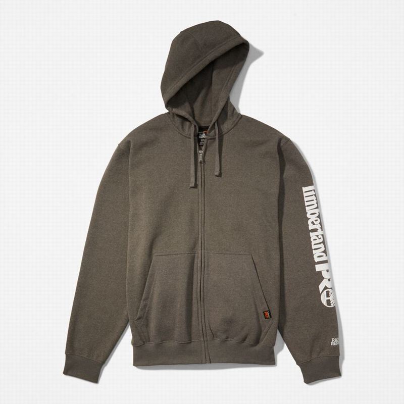 Timberland PRO Hood Honcho Sport Zip-Front Majica S Kapuljačom Bijele | 37868602