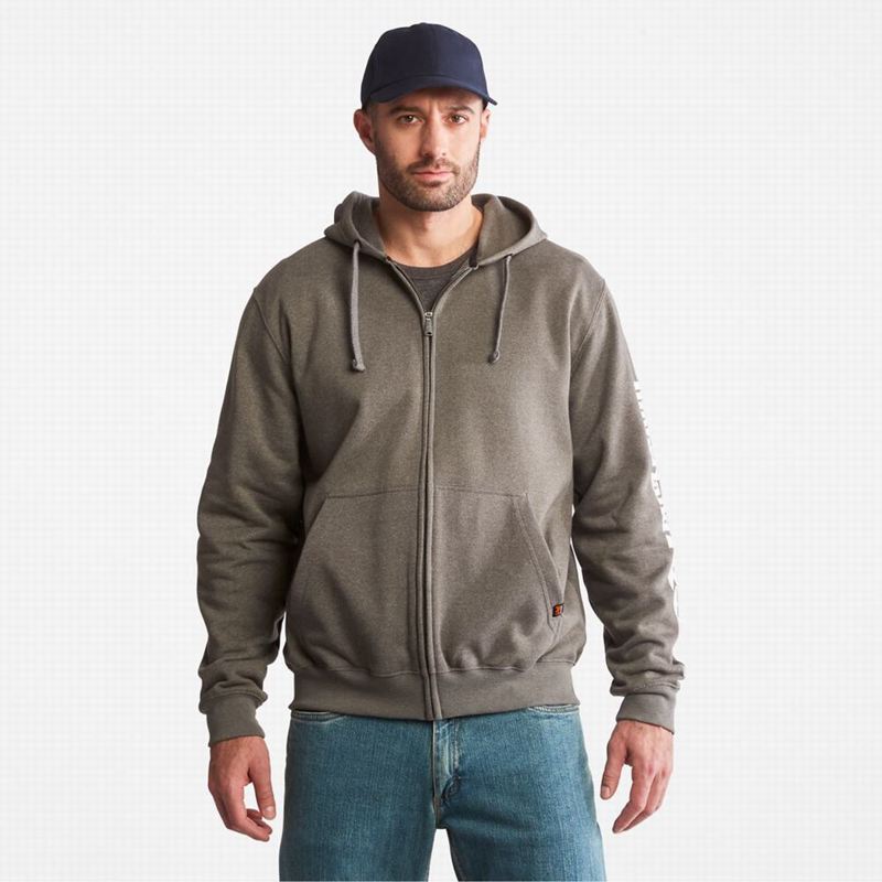 Timberland PRO Hood Honcho Sport Zip-Front Majica S Kapuljačom Bijele | 37868602