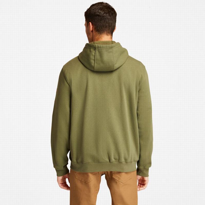 Timberland PRO Hood Honcho Sport Zip-Front Majica S Kapuljačom Maslinasto Zelene | 55150119