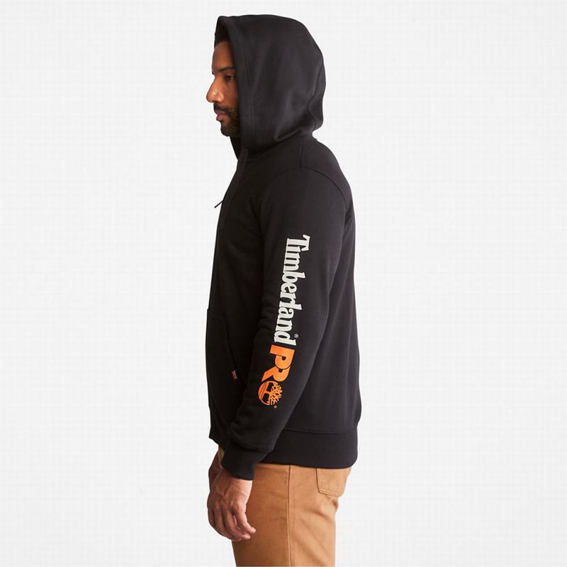 Timberland PRO Hood Honcho Zip Dukserice Crne | 83871010