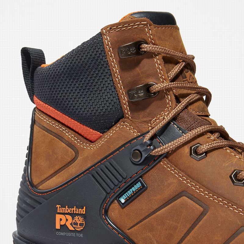 Timberland PRO Hypercharge Composite Safety Toe Waterproof Radne Čizme Smeđe | 60450130