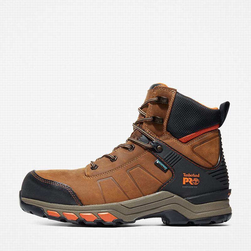 Timberland PRO Hypercharge Composite Safety Toe Waterproof Radne Čizme Smeđe | 60450130