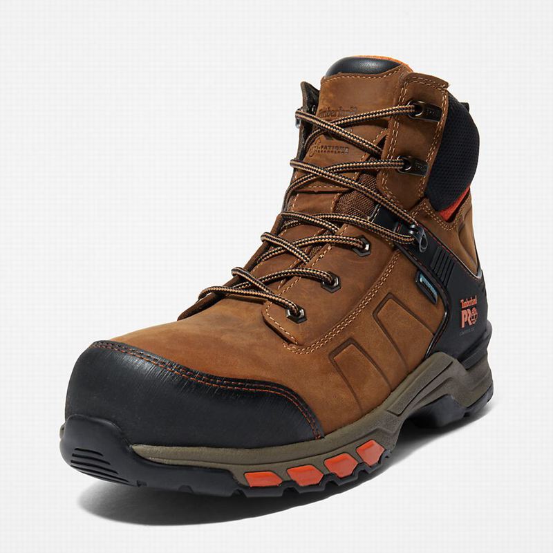 Timberland PRO Hypercharge Composite Safety Toe Waterproof Radne Čizme Smeđe | 60450130