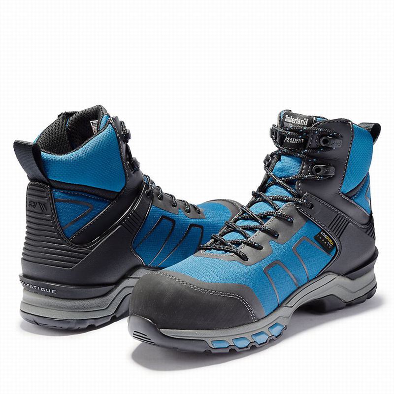 Timberland PRO Hypercharge Textile Composite Safety Toe Radne Čizme Plave | 38906478