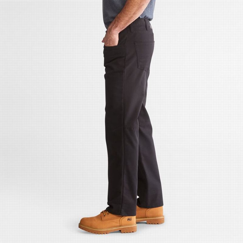 Timberland PRO Ironhide Flex Canvas Work Hlače Crne | 38200482