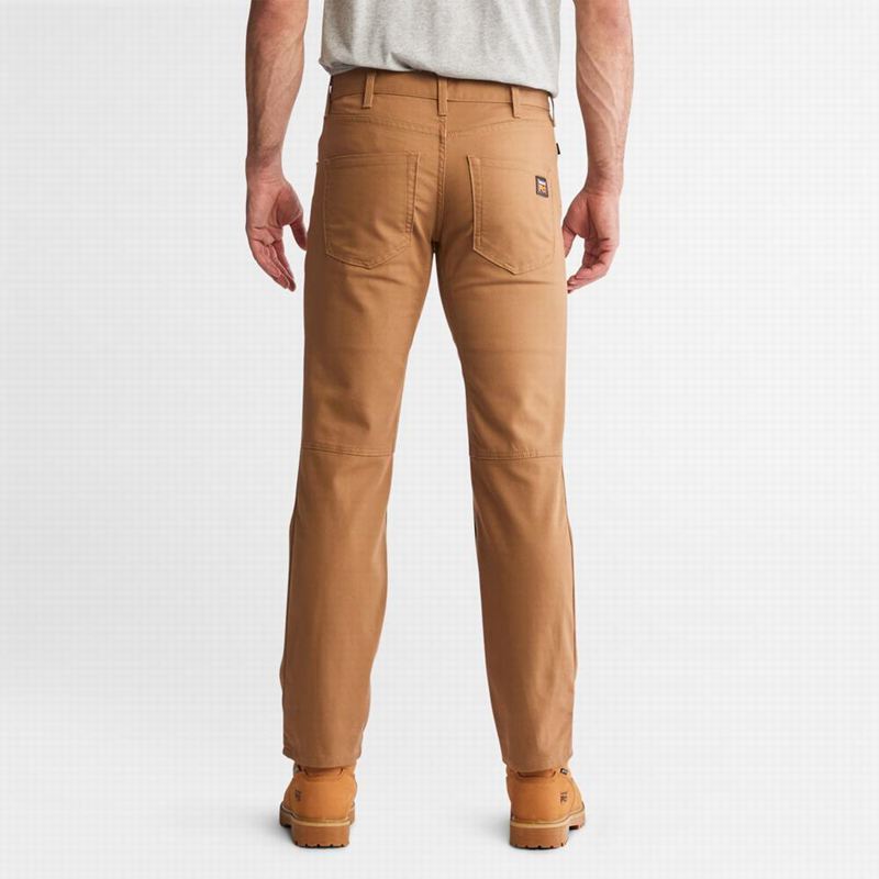 Timberland PRO Ironhide Flex Canvas Work Hlače Smeđe | 97605578
