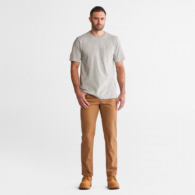 Timberland PRO Ironhide Flex Canvas Work Hlače Smeđe | 97605578
