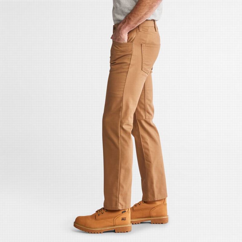 Timberland PRO Ironhide Flex Canvas Work Hlače Smeđe | 97605578