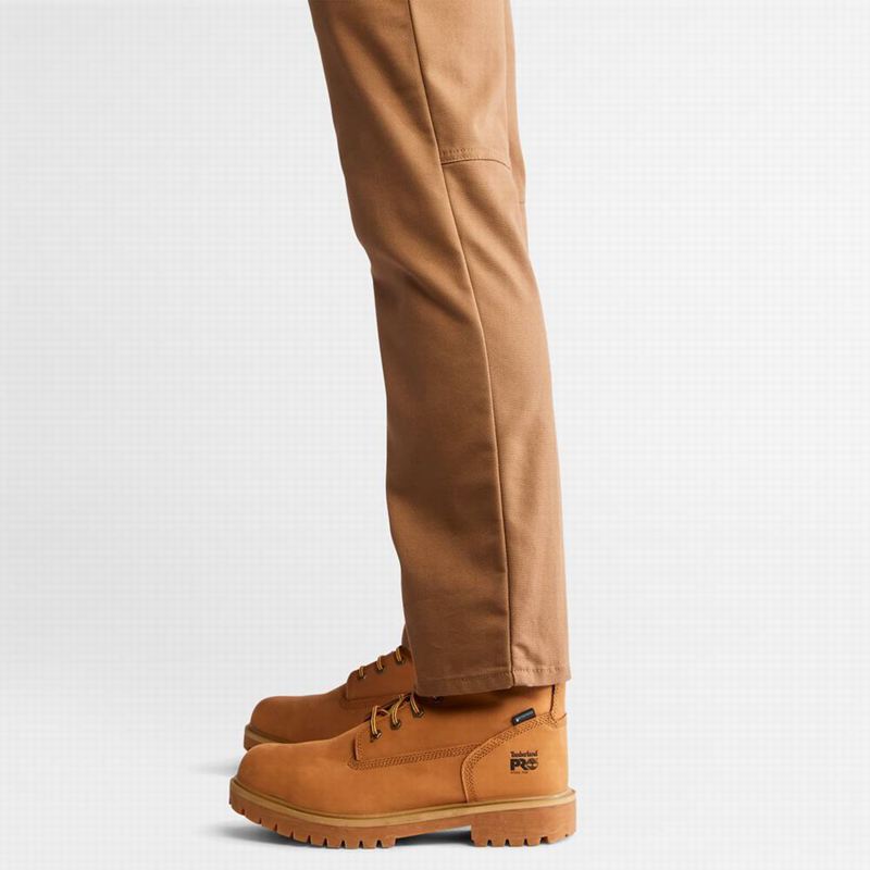 Timberland PRO Ironhide Flex Canvas Work Hlače Smeđe | 97605578