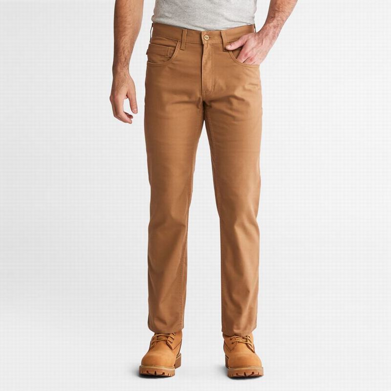 Timberland PRO Ironhide Flex Canvas Work Hlače Smeđe | 97605578
