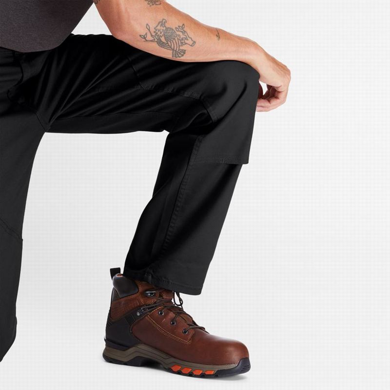 Timberland PRO Ironhide Flex Utility Doublefront Hlače Crne | 40910191