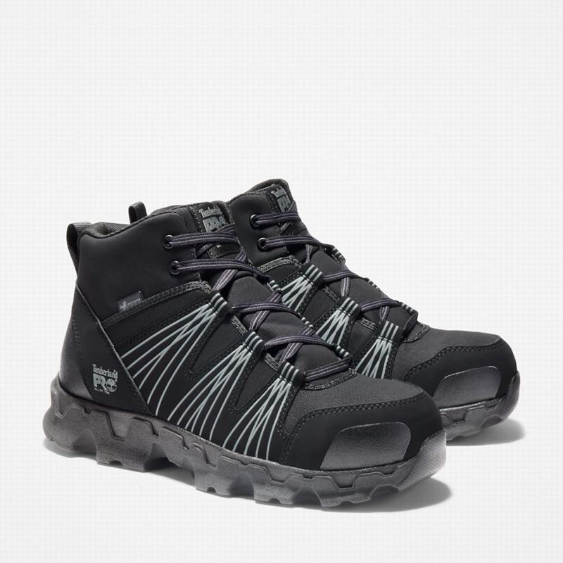 Timberland PRO Powertrain Alloy Toe Sneaker Radne Čizme Crne | 96458050