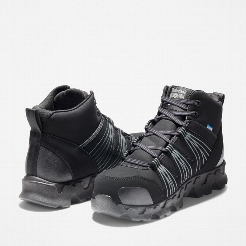 Timberland PRO Powertrain Alloy Toe Sneaker Radne Čizme Crne | 96458050