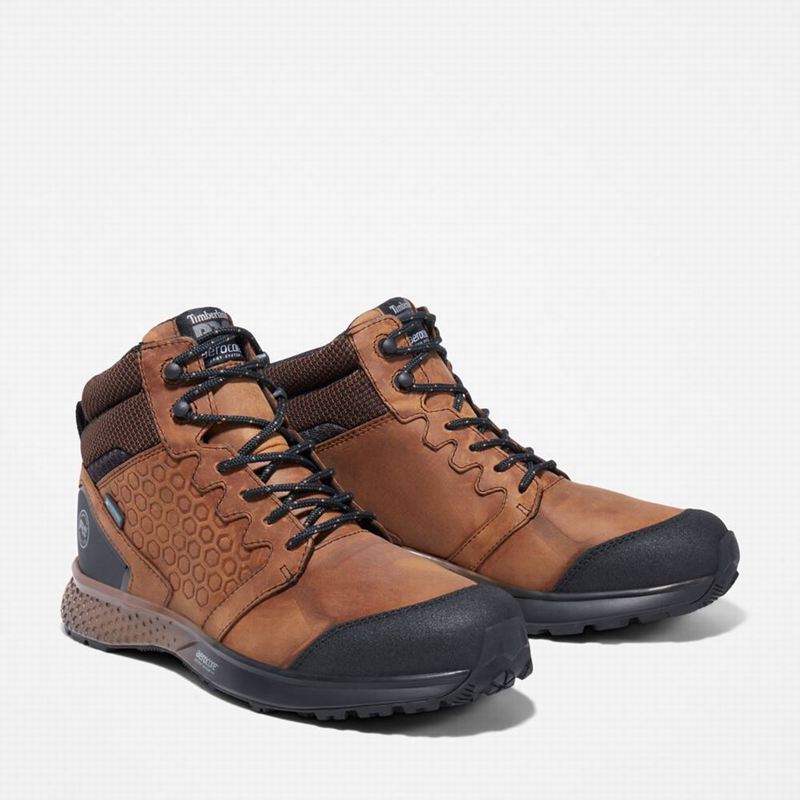 Timberland PRO Reaxion Hikers Radne Čizme Smeđe | 98671960