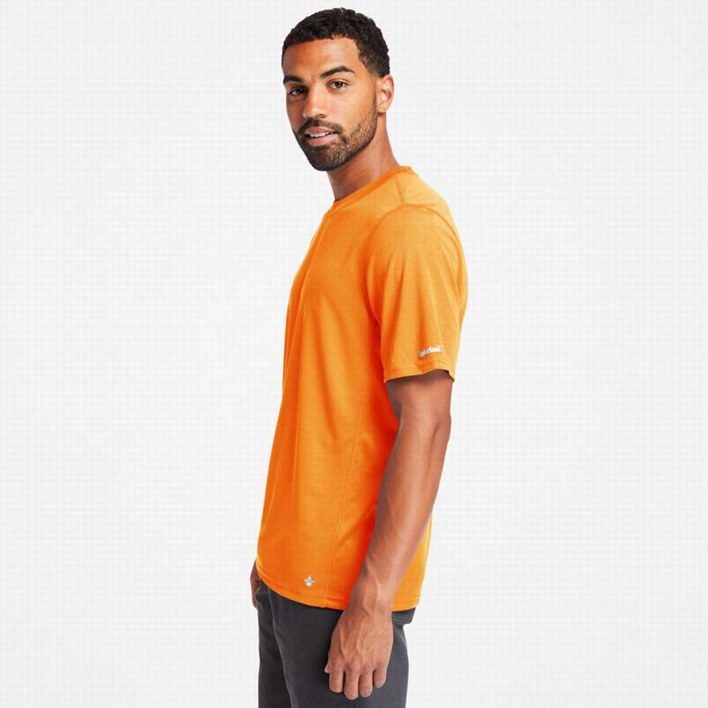 Timberland PRO Textured Graficke Short-Sleeve Majice Narančaste | 97658827