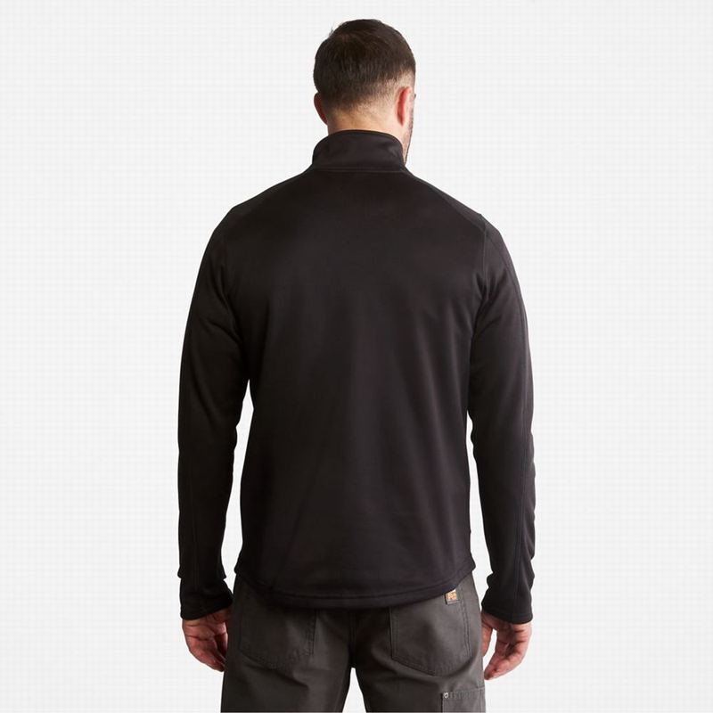 Timberland PRO Understory Quarter-Zip Fleece Dugi Rukav Crne | 22683910