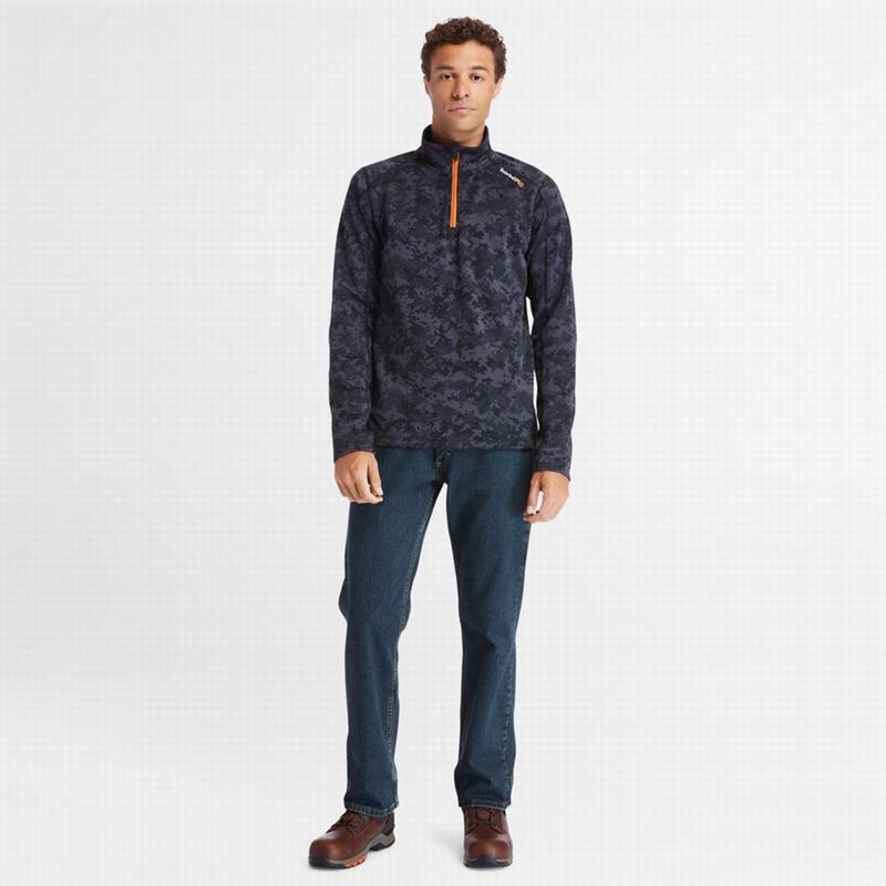 Timberland PRO Understory Quarter-Zip Fleece Dugi Rukav Crne | 41187472