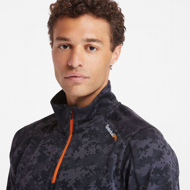 Timberland PRO Understory Quarter-Zip Fleece Dugi Rukav Crne | 41187472