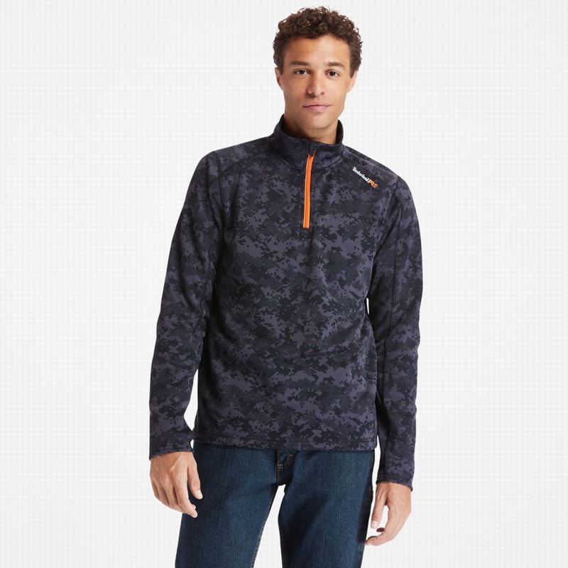Timberland PRO Understory Quarter-Zip Fleece Dugi Rukav Crne | 41187472