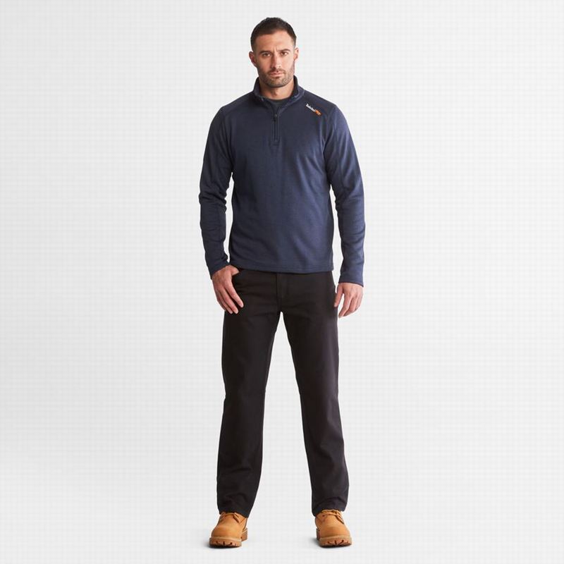 Timberland PRO Understory Quarter-Zip Fleece Dugi Rukav Tamnoplave | 68222227