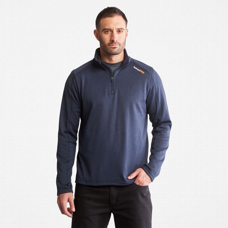 Timberland PRO Understory Quarter-Zip Fleece Dugi Rukav Tamnoplave | 68222227
