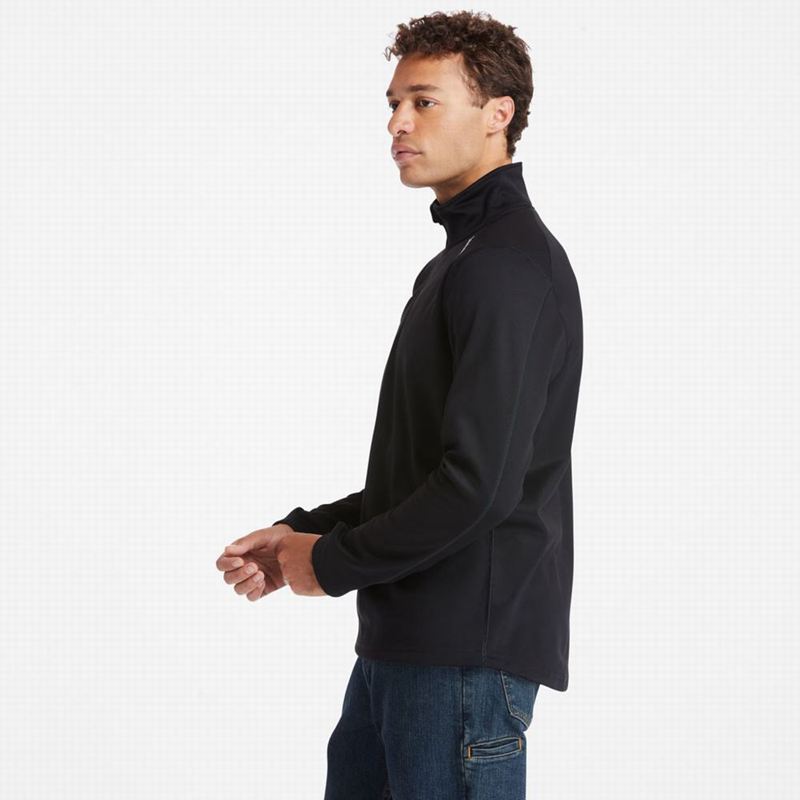 Timberland PRO Understory Quarter-Zip Fleece Dugi Rukav Crne | 76986036