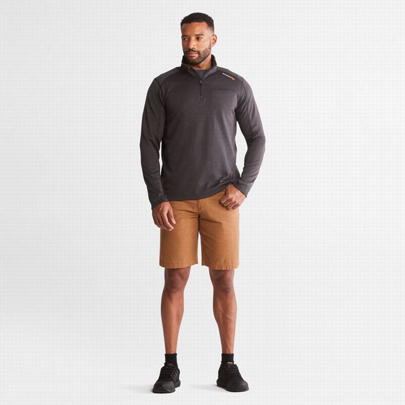 Timberland PRO Understory Quarter-Zip Fleece Dugi Rukav Sive | 91235691