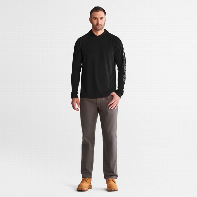 Timberland PRO Wicking Good Majica S Kapuljačom Crne | 15205188