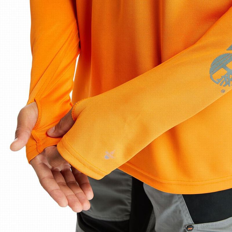 Timberland PRO Wicking Good Majica S Kapuljačom Narančaste | 37986905