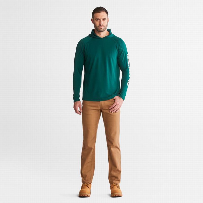 Timberland PRO Wicking Good Majica S Kapuljačom Smeđe | 7301892