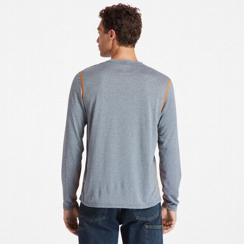 Timberland PRO Wicking Good Short-Sleeve Dugi Rukav Sive | 51760807