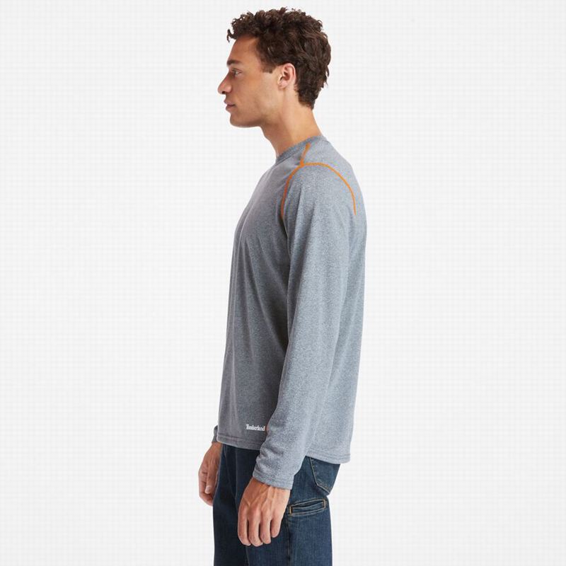 Timberland PRO Wicking Good Short-Sleeve Dugi Rukav Sive | 51760807