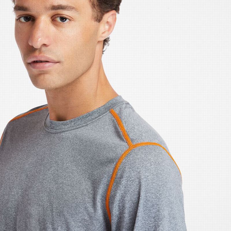 Timberland PRO Wicking Good Short-Sleeve Dugi Rukav Sive | 51760807